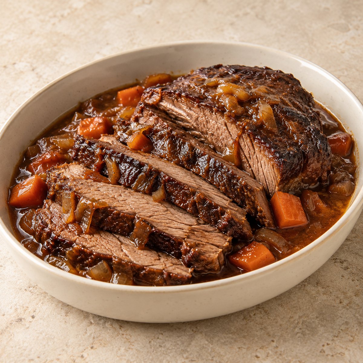 Slow-Cooked Beef Brisket