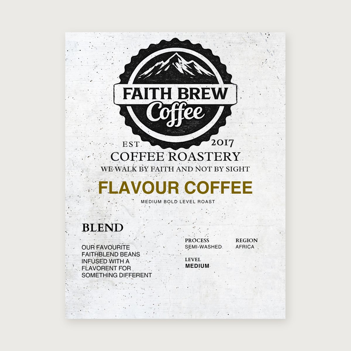 Hazelnut flavoured coffee, photo 1