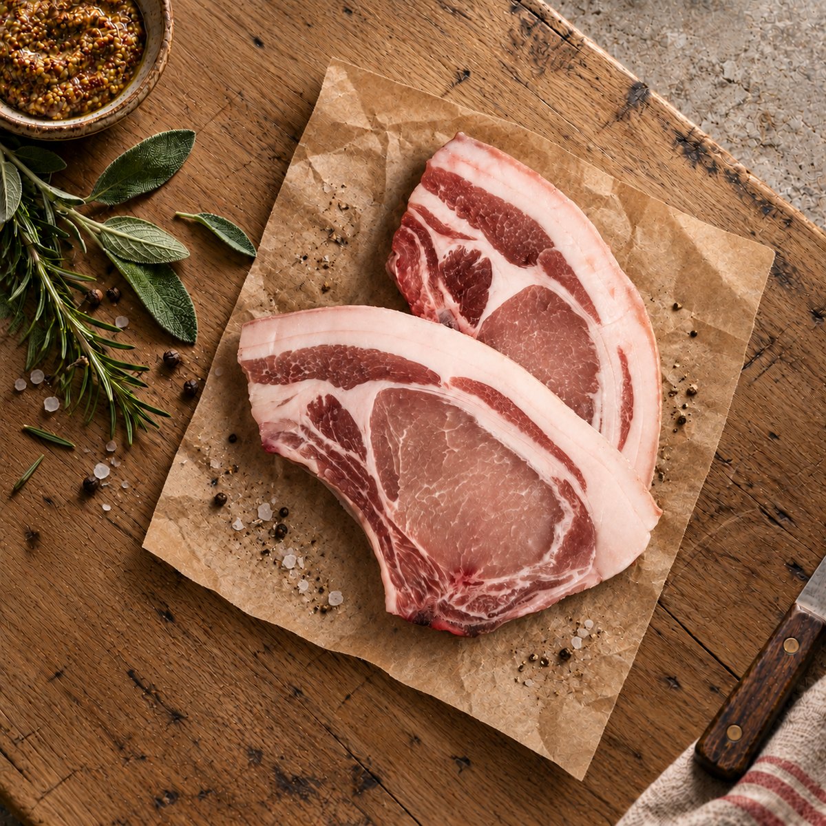 Pork rib chops